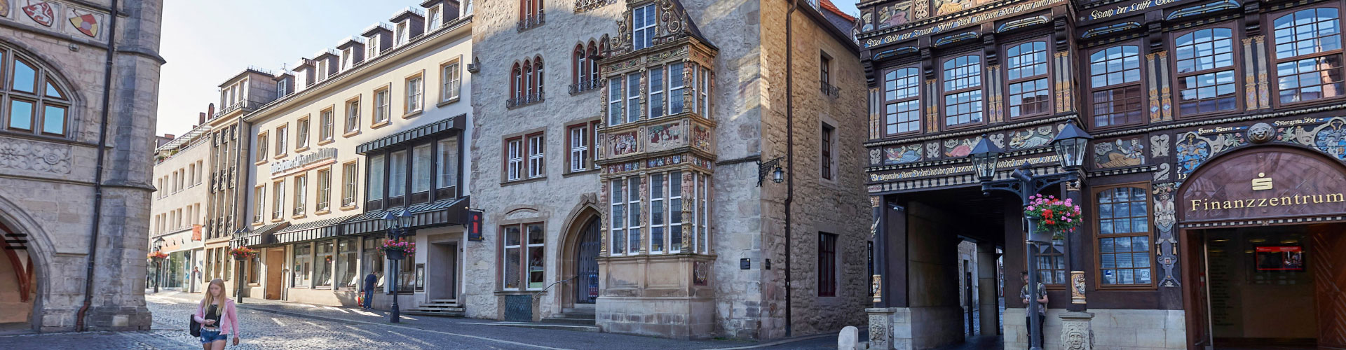 Außenansicht des Tempelhauses