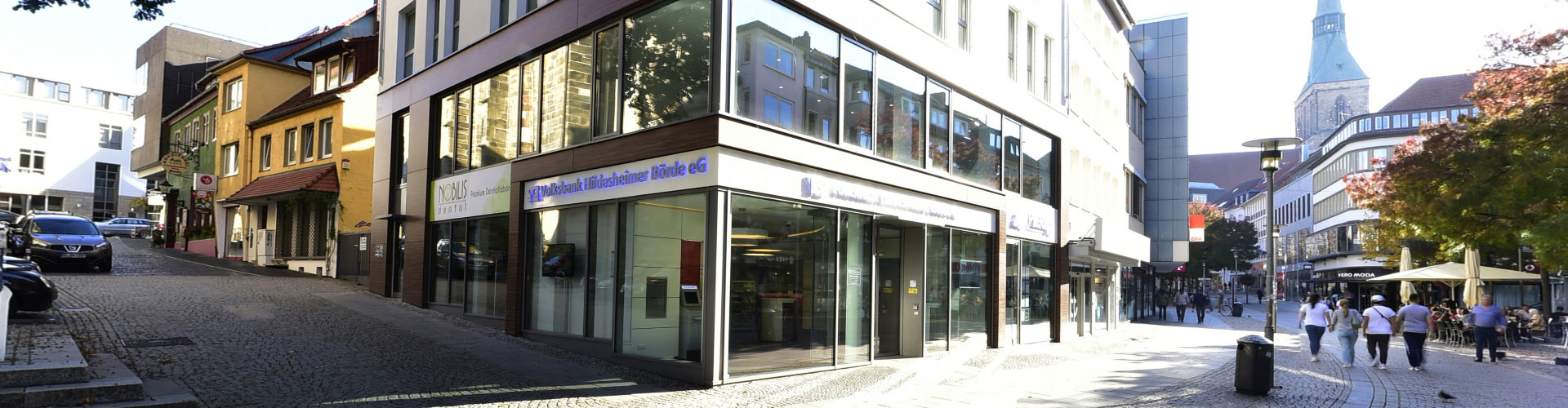 Außenansicht Volksbank Hildesheimer Börde Filiale Almsstraße